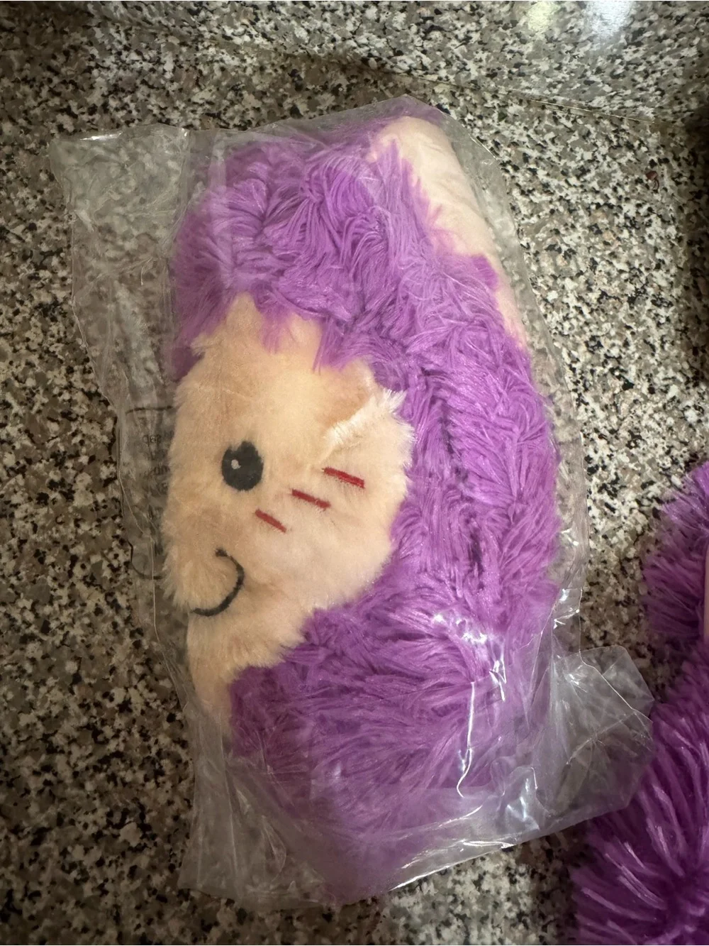 Plush Purple Monkey Plush A-Roo Inflatable Bounce Ball Plushie